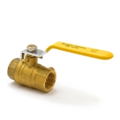 Wright Valves 3/4" NPT Threaded Brass Ball Valve w/ Waste, Full Port - Image 2