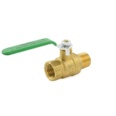 Wright Valves 3/4" Male x 3/4" Female NPT Threaded Brass Ball Valve, Full Port, Lead-Free - Image 2