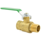 Wright Valves 3/4" Male x 3/4" Female NPT Threaded Brass Ball Valve, Full Port, Lead-Free - Image 3