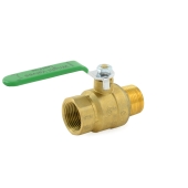 Wright Valves 1" Male x 1" Fermale NPT Threaded Brass Ball Valve, Full Port, Lead-Free - Image 2