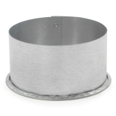 Juniper Industries 4" Galvanized Clean-Out Cap, 26 GA - Image 2