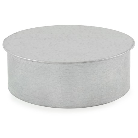 Juniper Industries 6" Galvanized Clean-Out Cap, 24 GA