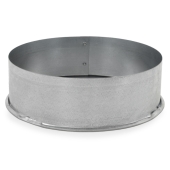 Juniper Industries 7" Galvanized Clean-Out Cap, 26 GA - Image 2