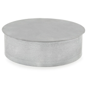 Juniper Industries 7" Galvanized Clean-Out Cap, 24 GA - Image 1