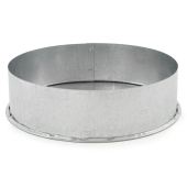 Juniper Industries 8" Galvanized Clean-Out Cap, 26 GA - Image 2
