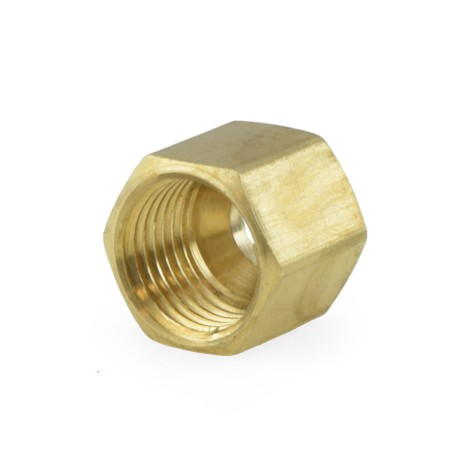 Everhot 1/4" OD Compression Brass Nut