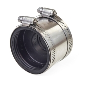 Mission 2" No-Hub CI/XH/Plastic/Steel to 1-1/4" Copper or 1" Plastic/Steel Coupling - Image 2