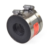 Mission 2" No-Hub CI/XH/Plastic/Steel to 1-1/4" Copper or 1" Plastic/Steel Coupling - Image 1