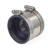 Mission 2" No-Hub CI/XH/Plastic/Steel to 1-1/2" Copper or 1-1/4" Plastic/Steel Coupling - Image 2