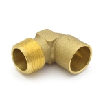 3/4" (C x MPT) Cast Brass Elbow, Lead-Free