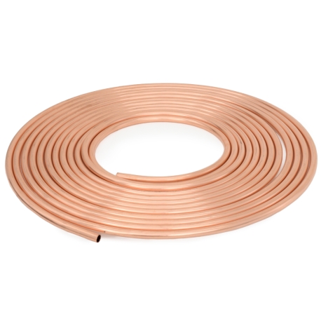 Mueller 5/8" OD (1/2" Nom.) x 60ft Soft Copper Coil Tubing, Type L