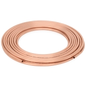 Mueller 3/8" OD x 50ft Refrigeration Copper Coil Tubing - Image 1