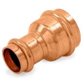 Everhot 1-1/4" x 3/4" Press Copper Reducing Coupling, Imported - Image 1