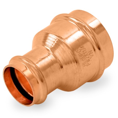 Everhot 2" x 1-1/4" Press Copper Reducing Coupling, Imported
