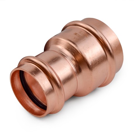 Everhot 2" x 1-1/2" Press Copper Reducing Coupling, Imported