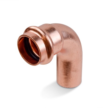 Everhot 3/4" Press Copper 90&deg; Street Elbow, Imported