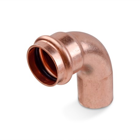 Everhot 1" Press Copper 90&deg; Street Elbow, Imported