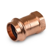 Everhot 3/4" Press Copper x 1/2" Female Threaded Adapter, Imported - Image 1