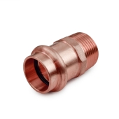 Everhot 3/4" Press Copper x Male Threaded Adapter, Imported - Image 1