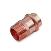 Everhot 3/4" Press Copper x Male Threaded Adapter, Imported - Image 2