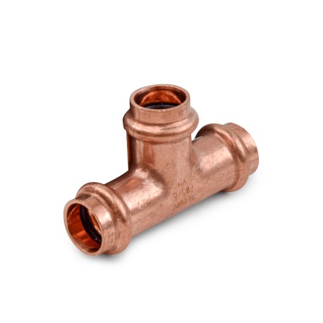 Everhot 1/2" Press Copper Tee, Imported