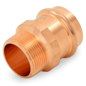 1-1/2" Copper Press x 1-1/4" Male Threaded Adapter, Imported Everhot