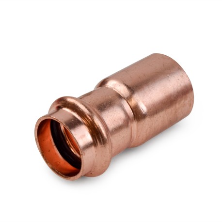 1" FTG x 3/4" Press Copper Reducer, Imported Everhot