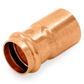 1-1/4" FTG x 1" Press Copper Reducer, Imported Everhot