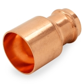 2" FTG x 1-1/4" Press Copper Reducer, Imported Everhot