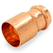 2" FTG x 1-1/2" Press Copper Reducer, Imported Everhot