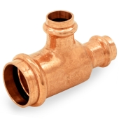 1" x 1/2" x 1/2" Press Copper Tee, Imported Everhot