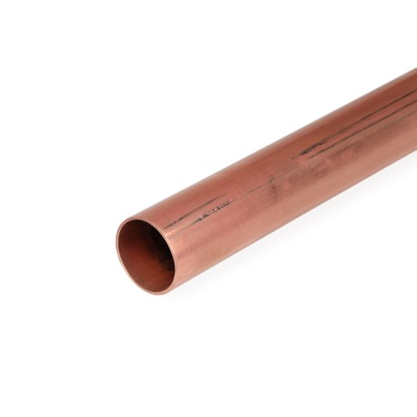 1" x 10ft Straight Copper Pipe, Type L Mueller