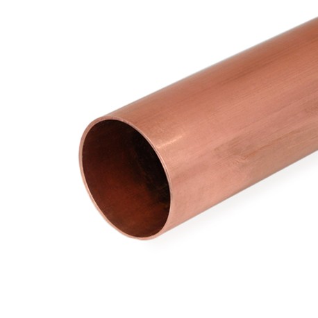 2" x 2ft Straight Copper Pipe, Type L Mueller