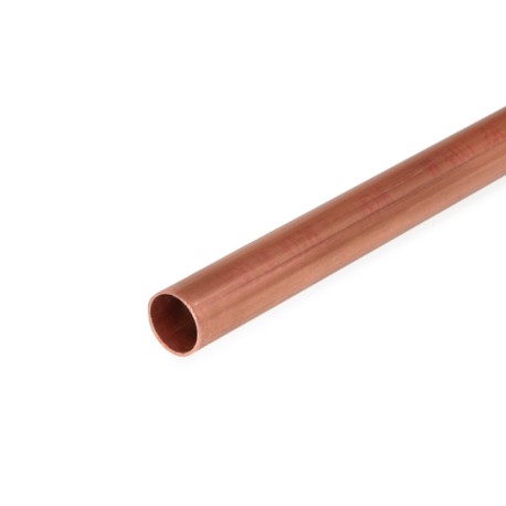 1/2" x 1ft Straight Copper Pipe, Type M Mueller