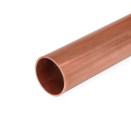 1-1/2" x 3ft Straight Copper Pipe, Type M Mueller