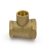 Matco-Norca 3/4" x 1/2" x 1/2" (FPT x FPT x C) Cast Brass Tee, Lead-Free - Image 3