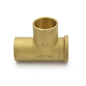 Matco-Norca 3/4" x 1/2" x 3/4" (C x FPT x C) Cast Brass Tee, Lead-Free - Image 3