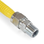 BrassCraft 72" ProCoat Stainless Steel Gas Connector, 3/4" MIP (1/2" FIP) x 1/2" MIP, 1/2" ID - Image 3