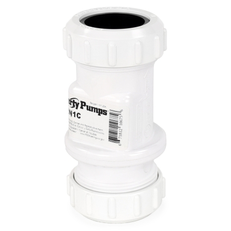 Liberty Pumps 1-1/4" or 1-1/2" Combo Compression PVC Check Valve