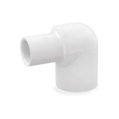 Spears 1" x 1/2" PVC (Sch. 40) 90&deg; Deep Socket Reducing Elbow - Image 2