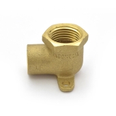 Matco-Norca 1/2" (FPT x C) Cast Brass Drop Ear Elbow, Lead-Free - Image 2