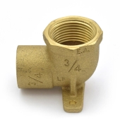 Matco-Norca 3/4" (FPT x C) Cast Brass Drop Ear Elbow, Lead-Free - Image 2