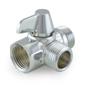 Matco-Norca Diverter Valve for Hand Held Shower, Chrome Plated Brass - Image 2