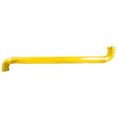 Matco-Norca 1-1/2" x 24", 22GA, Brass Tubular Double Waste Bend (Dual Elbow), Rough Brass - Image 1