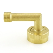 Matco-Norca 3/8" OD Compression x 3/4" Garden Hose Swivel Dishwasher Elbow, Lead-Free - Image 2