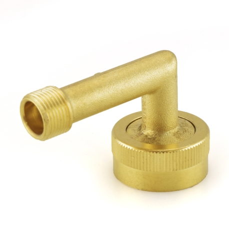 Matco-Norca 3/8" OD Compression x 3/4" Garden Hose Swivel Dishwasher Elbow, Lead-Free