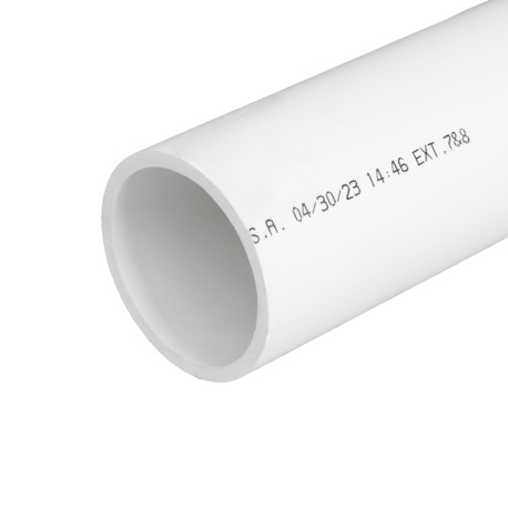 Charlotte Pipe 3" x 5ft PVC Pipe, FoamCore DWV, Sch40