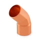 Everhot 1-1/4" FTG x Copper 45° Street Elbow - Image 2