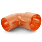 Everhot 1" x 1-1/4" Copper 90° Reducing Elbow - Image 3