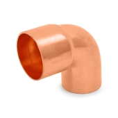 Everhot 1-1/2" x 1-1/4" Copper 90° Reducing Elbow - Image 2